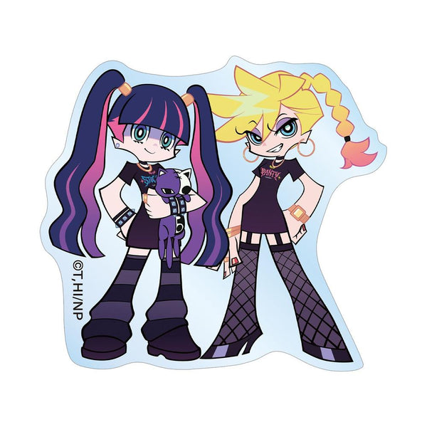 『New PANTY & STOCKING with GARTERBELT』描き下ろし パンティ&ストッキング モデルver. アクリルステッカー ver.B