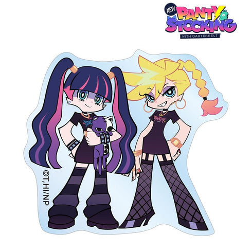 『New PANTY & STOCKING with GARTERBELT』描き下ろし パンティ&ストッキング モデルver. アクリルステッカー ver.B
