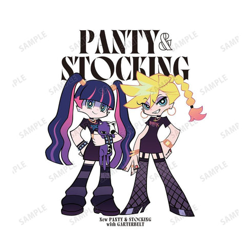 『New PANTY & STOCKING with GARTERBELT』描き下ろし パンティ&ストッキング モデルver. BIGシルエットTシャツ ver.Bユニセックス