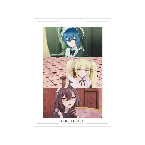 『死亡遊戯で飯を食う。』青井&金子&黒糖 場面写A3マット加工ポスター