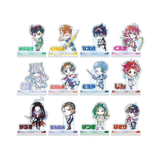 "Yu Yu Hakusho" Trading Card Game: Chibi Ani-Art Acrylic Stands with Parts (Sold by the box)