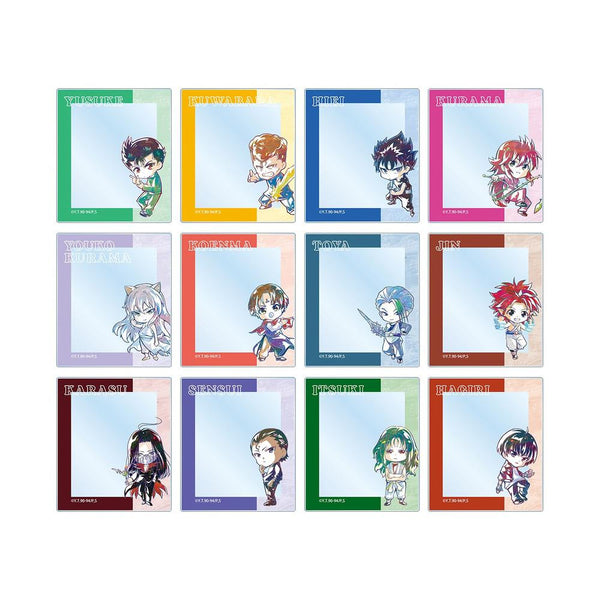 "Yu Yu Hakusho" Trading Deformed Ani-Art Acrylic Cards (Sold by the box)