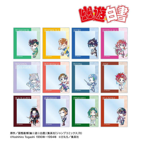 "Yu Yu Hakusho" Trading Deformed Ani-Art Acrylic Cards (Sold by the box)