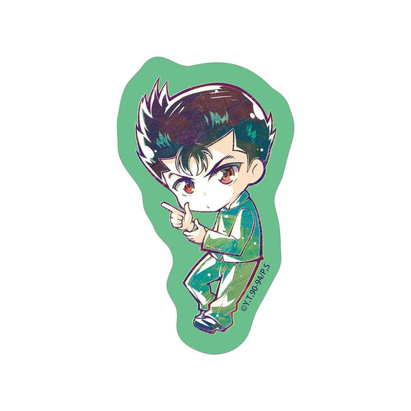 "Yu Yu Hakusho" Yusuke Urameshi Chibi Ani-Art Die-Cut Sticker