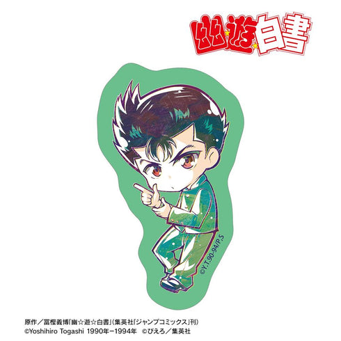 "Yu Yu Hakusho" Yusuke Urameshi Chibi Ani-Art Die-Cut Sticker