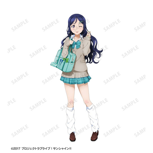 "Love Live! Sunshine!!" Original Illustration: Kanan Matsuura (Gyaru Uniform Ver.) Name-Personalized Large Acrylic Keychain