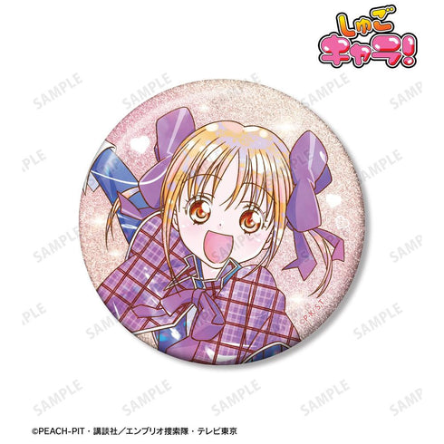 "Shugo Chara!" Yuki Yaya Ani-Art KAWAII Label 75mm Glitter Pin