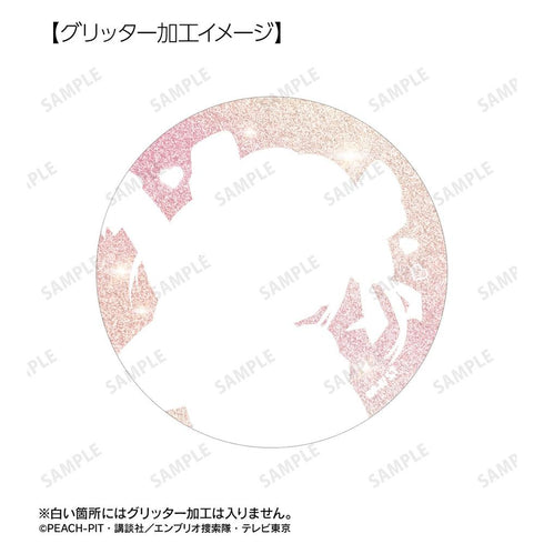 "Shugo Chara!" Yuki Yaya Ani-Art KAWAII Label 75mm Glitter Pin