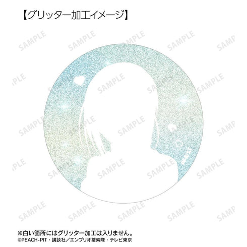 "Shugo Chara!" Kaori Sanjo - Ani-Art KAWAII Label 75mm Glitter Pin