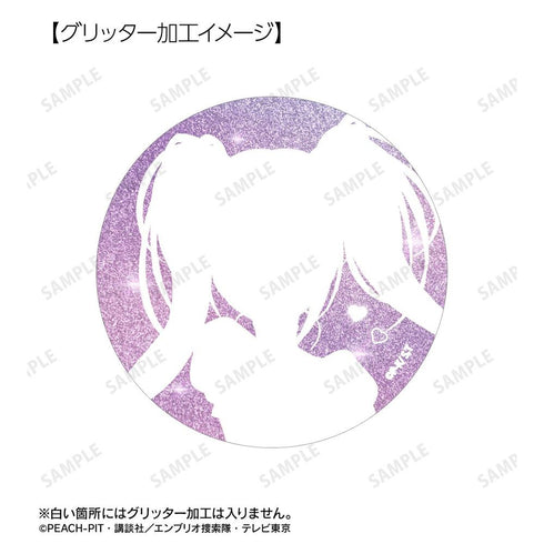 "Shugo Chara!" Hoshina Utata Ani-Art KAWAII Label 75mm Glitter Pin