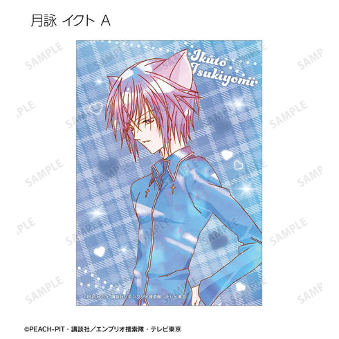"Shugo Chara!" Tsukuyomi Ikuto Ani-Art KAWAII Label 2-Card Set