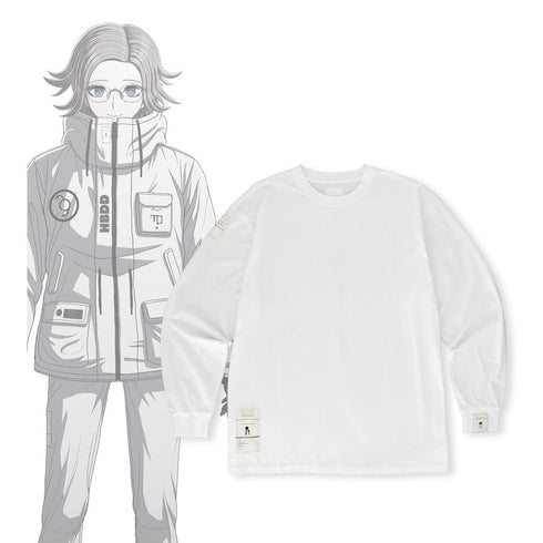"HUNDRED LINE -Final Defense Academy-" Long-Sleeve T-Shirt Worn by Mamoru Aotsuki