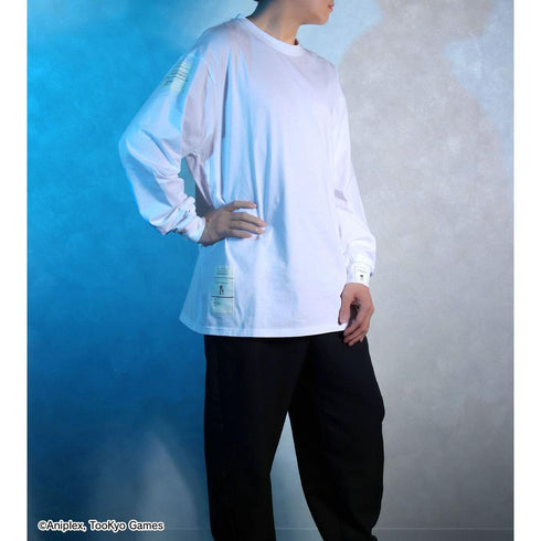 "HUNDRED LINE -Final Defense Academy-" Long-Sleeve T-Shirt Worn by Mamoru Aotsuki