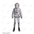 "HUNDRED LINE -Final Defense Academy-" Long-Sleeve T-Shirt Worn by Mamoru Aotsuki
