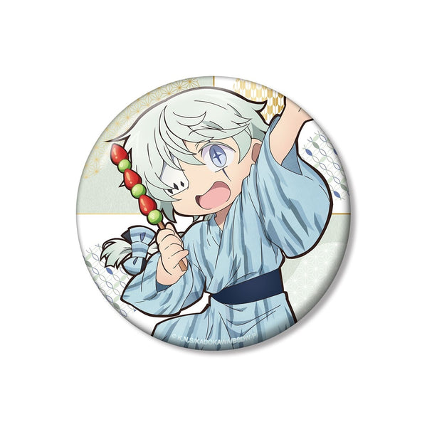 『文豪ストレイドッグス わん!2』描き下ろし ニコライ・G 浴衣で食べ歩きver. 100mm缶バッジ