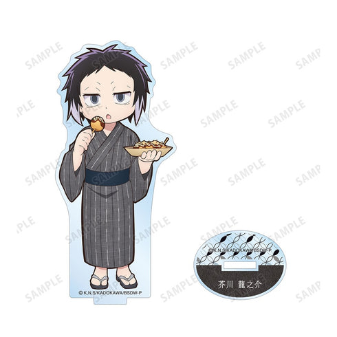 "Literary Masters: Stray Dogs Wan! 2" Original Illustration: Ryunosuke Akutagawa "Eating His Way Through the City in a Yukata" Acrylic Stand