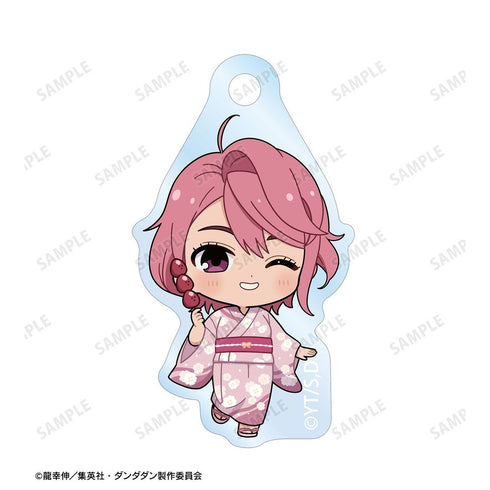 "Dandadan" Aira Chibi Character Summer Festival Ver. Double-Wire Acrylic Keychain