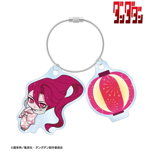 "Dandadan" Aira (Transformed) Chibi Character Summer Festival Ver. Double-Wire Acrylic Keychain