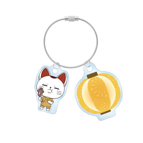 "Dandadan" Turbo Granny (Maneki-neko) Chibi Character Summer Festival Ver. Double-Wire Acrylic Keychain