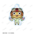 "Dandadan" Chikichita Chibi Character Summer Festival Ver. Double-Wire Acrylic Keychain