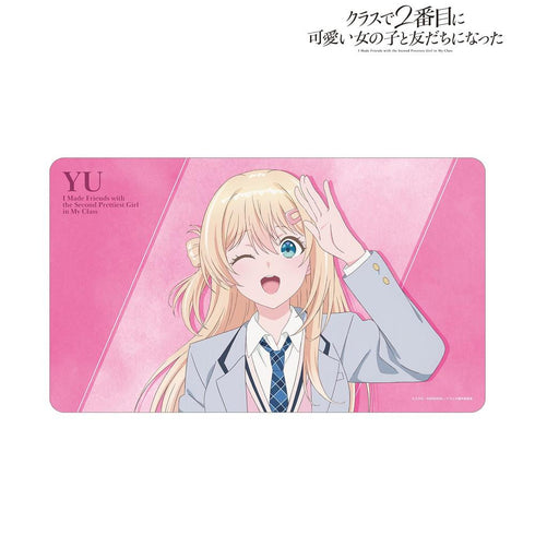 "I Became Friends with the Second Cutest Girl in My Class" by Yū Amami - Multi-Purpose Desk Mat