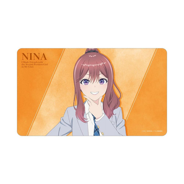 "I Became Friends with the Second Cutest Girl in My Class" by Nitta Shina - Multi-Purpose Desk Mat