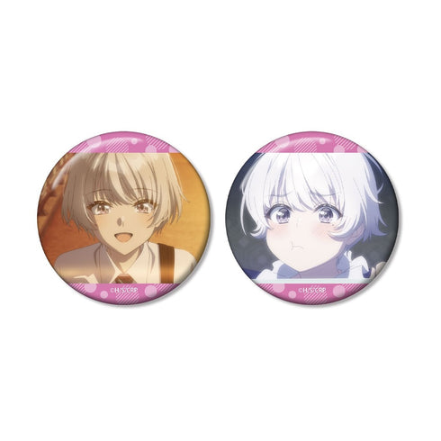 "Chitose-kun Is Inside a Ramune Bottle" by Asakaze Nishino: Set of 2 Scene-Themed Pin Badges