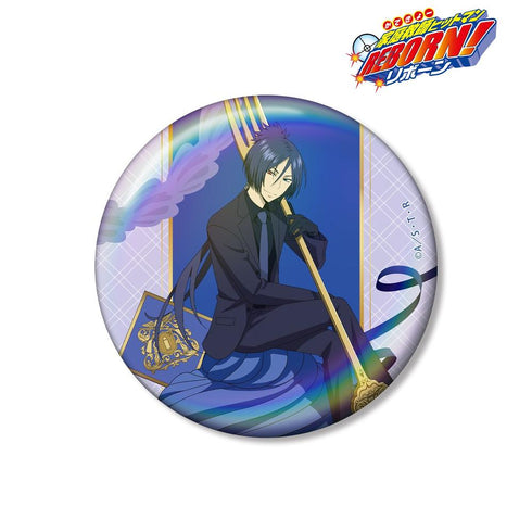 "The Hitman Reborn!" Original Illustration: Mukuro Rokudo (10 Years Later) Cutlery Ver. 75mm Aurora Pin Badge