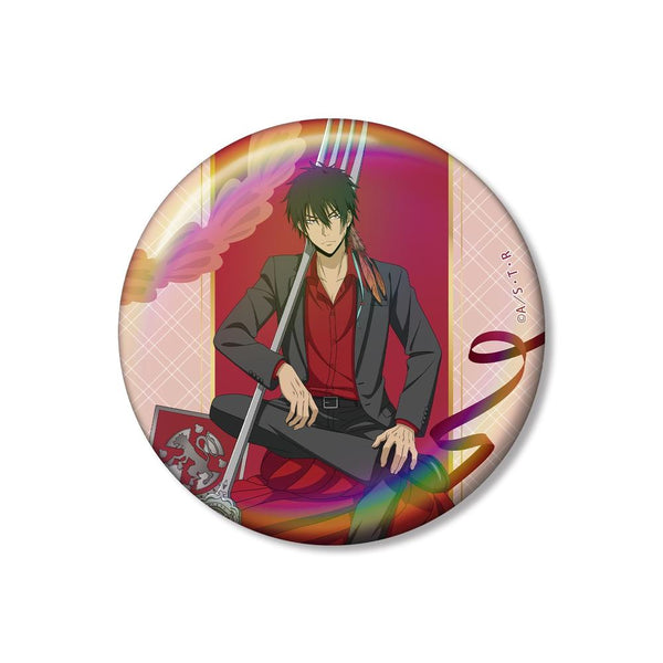 『家庭教師ヒットマンREBORN!』描き下ろし XANXUS(10年後) カトラリーver. 75mmオーロラ缶バッジ