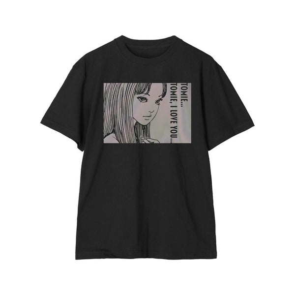 『伊藤潤二マニアック』富江 オーロラフラッシュプリントTシャツ ver.Aメンズ