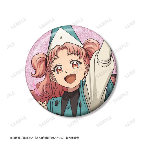 『とんがり帽子のアトリエ』テティア グリッター缶バッジ3個セット