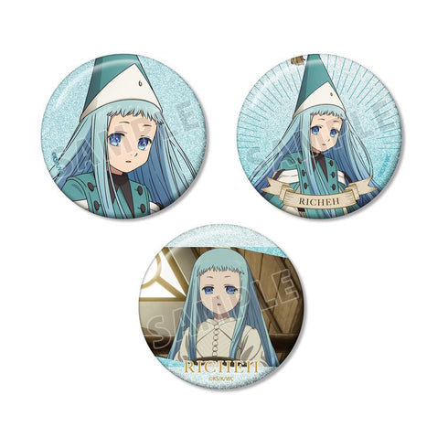 『とんがり帽子のアトリエ』リチェ グリッター缶バッジ3個セット