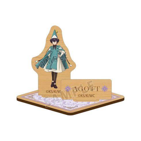 『とんがり帽子のアトリエ』アガット パーツ付きウッドスタンド