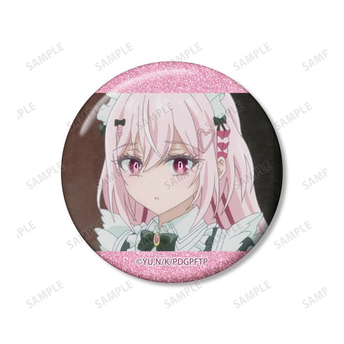 "Making a Living from Death Games." Benino & Momono Scene-Themed Glitter Pin Set (3-Piece Set)