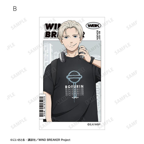 《WIND BREAKER》全新绘制 梶莲 夏装版 插画卡3张套装