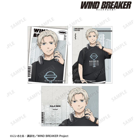 《WIND BREAKER》全新绘制 梶莲 夏装版 写真卡3张套装