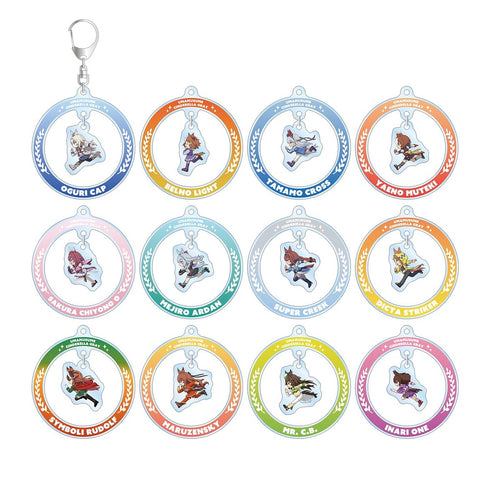 "Uma Musume: Cinderella Gray" Trading Chibitoko Yurayura Acrylic Keychain (Unit/BOX)