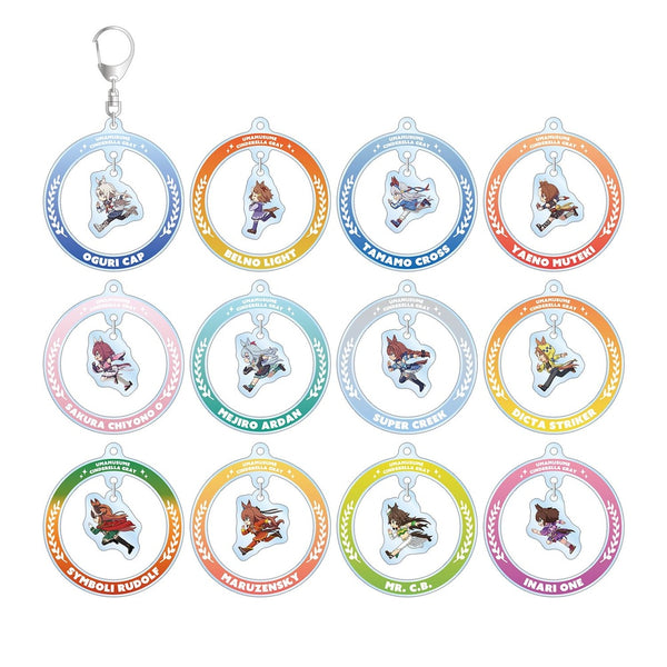 "Uma Musume: Cinderella Gray" Trading Chibitoko Yurayura Acrylic Keychain (Unit/BOX)