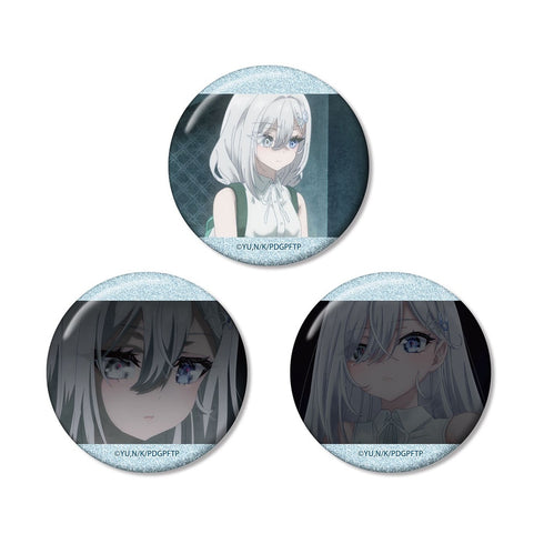 "Making a Living from Death Games." Yuki Scene Glitter Pin Set of 3, Ver. B