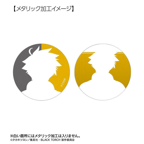 "BLACK TORCH" Trading Metallic Pin Badges (Unit: Box)