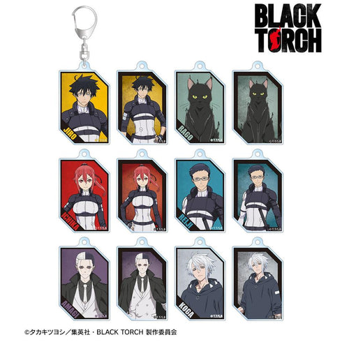 "BLACK TORCH" Trading Acrylic Keychains (Sold by the box)