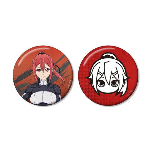 "BLACK TORCH" Ichika Kishimojin 75mm Pin Badge 2-Piece Set
