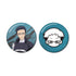 "BLACK TORCH" Reiji Kirihara 75mm Pin Badge 2-Piece Set