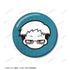 "BLACK TORCH" Reiji Kirihara 75mm Pin Badge 2-Piece Set