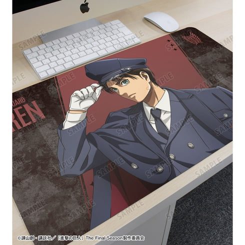 『進撃の巨人』描き下ろし エレン 看守ver. マルチデスクマット