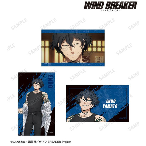 《WIND BREAKER》棪堂 哉真斗 插画卡3张套装