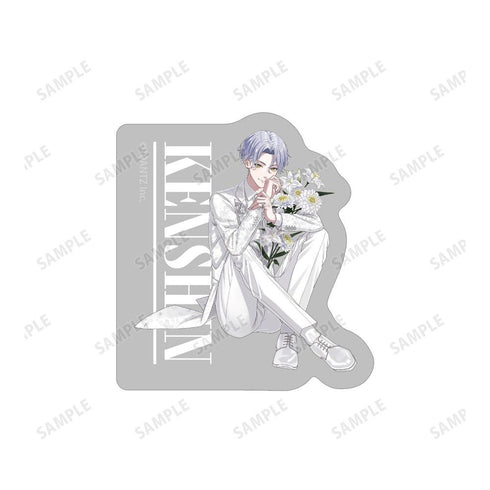 『戦国 A LIVE』描き下ろし 上杉 謙信 3周年衣装ver. ダイカットステッカー2個セット