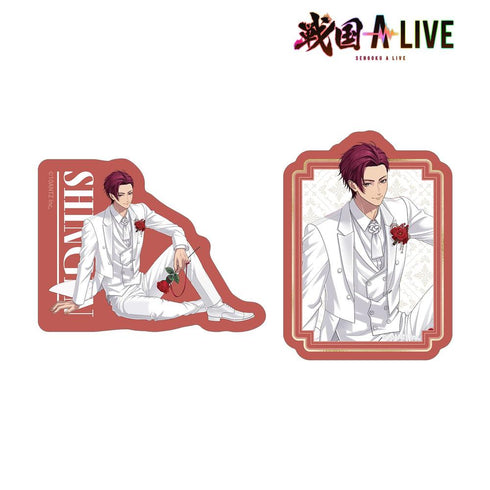 『戦国 A LIVE』描き下ろし 武田 信玄 3周年衣装ver. ダイカットステッカー2個セット