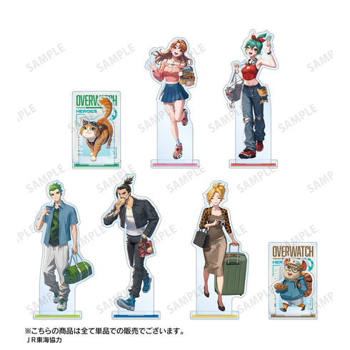 《鬥陣特攻》全新繪製 噴射背包貓 旅行版 BIG 壓克力立牌