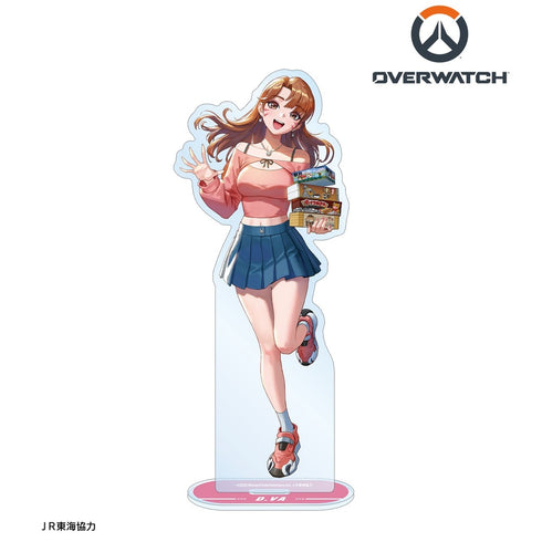 《鬥陣特攻》全新繪製 D.Va 旅行版 特大亞克力立牌